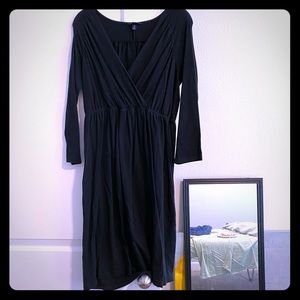 Lands End Dress- black